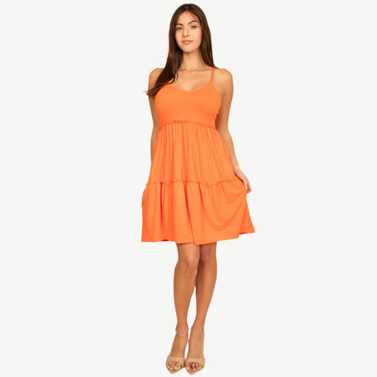 Tiered Cami Swing Dress