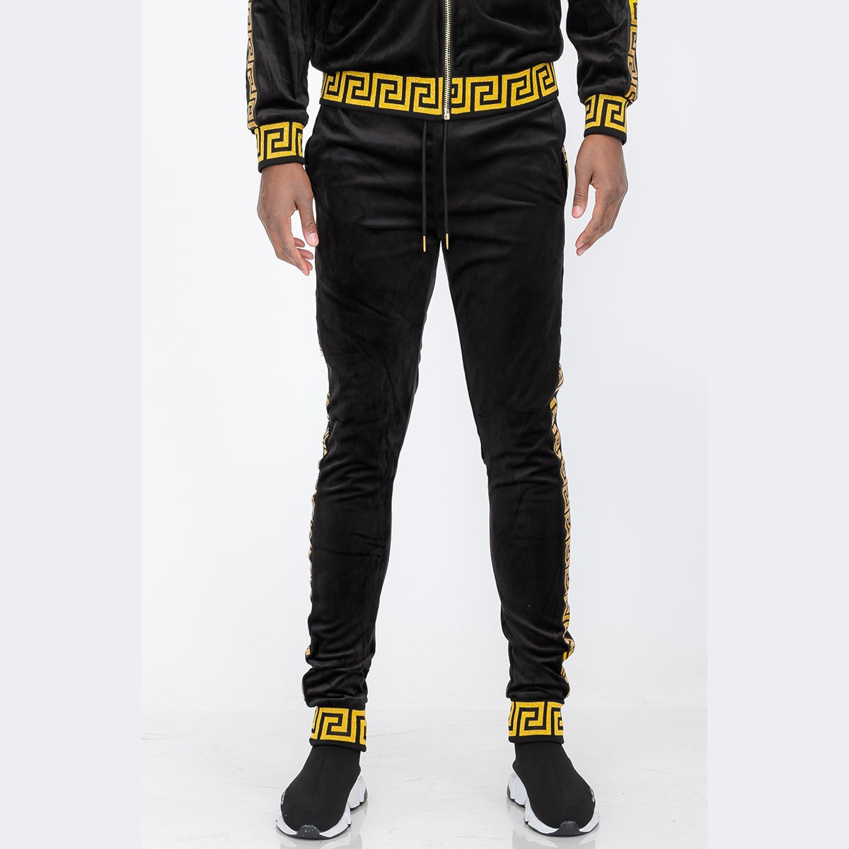 Status Velour Track Pants-2