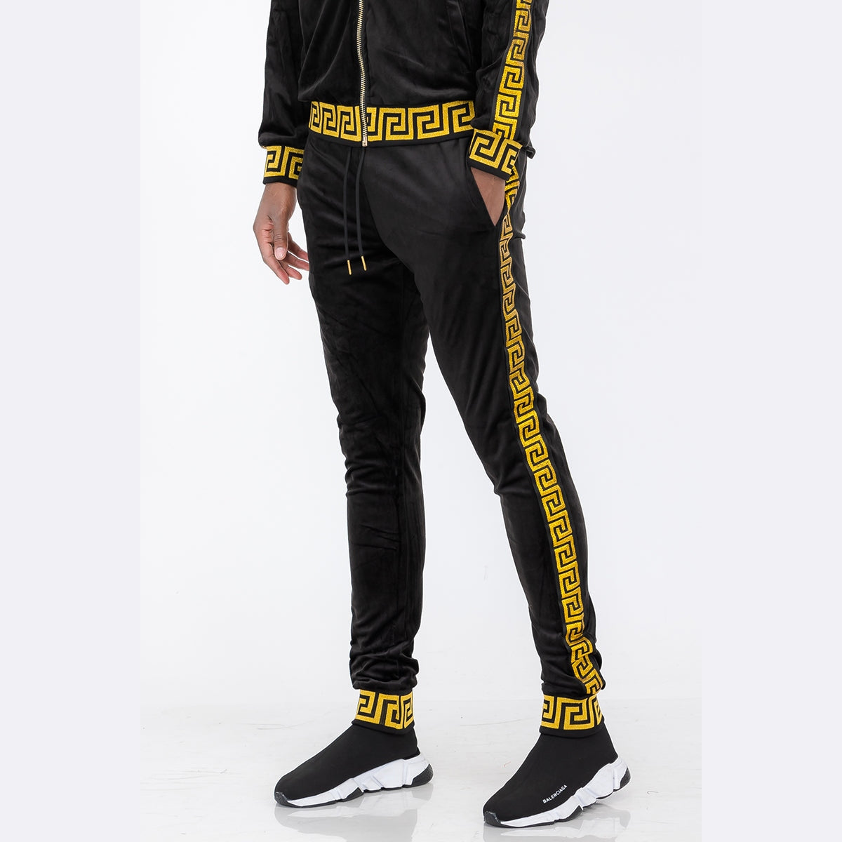 Status Velour Track Pants-0