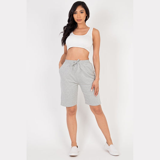 French Terry Bermuda Shorts