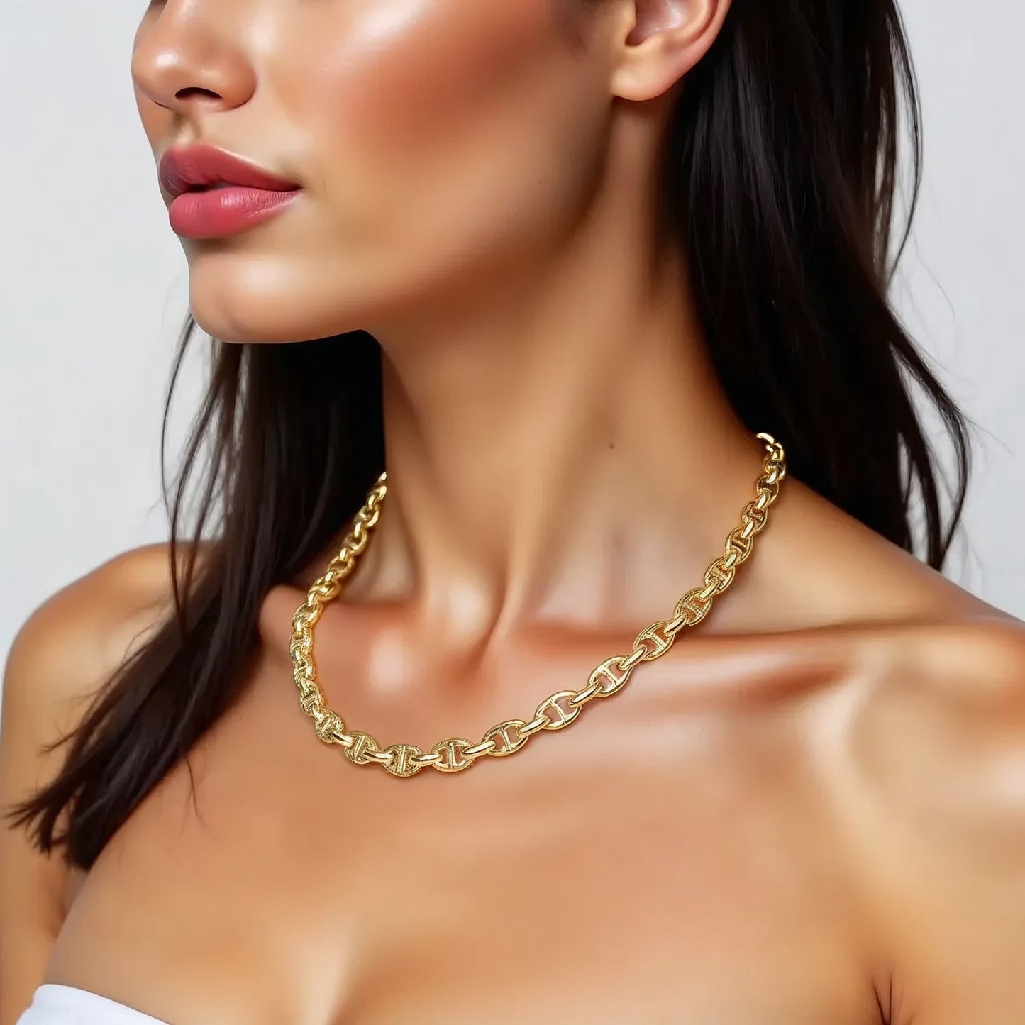 14k Yellow Gold High Polish Mariner Link Chain (8.80 mm)