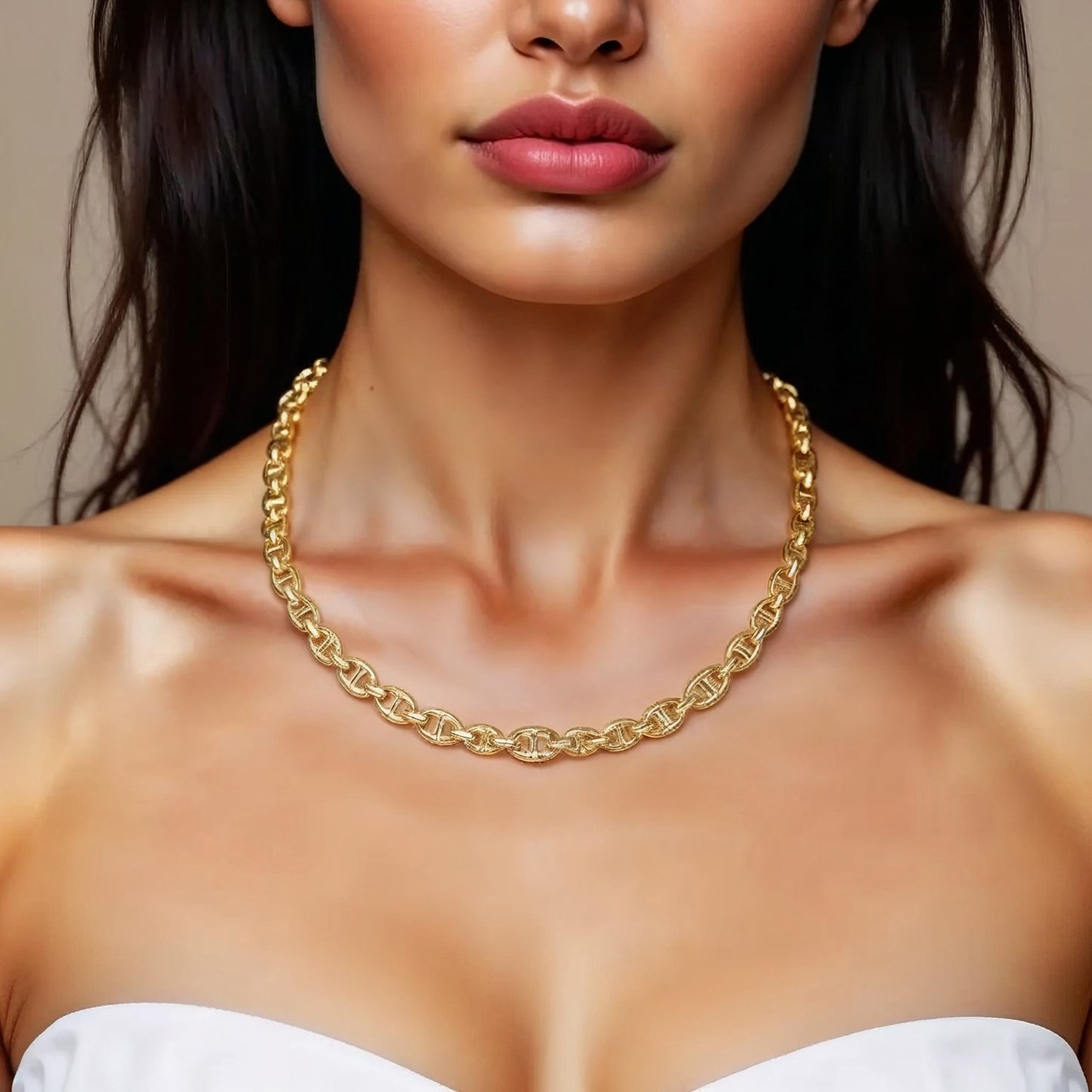 14k Yellow Gold High Polish Mariner Link Chain (8.80 mm)