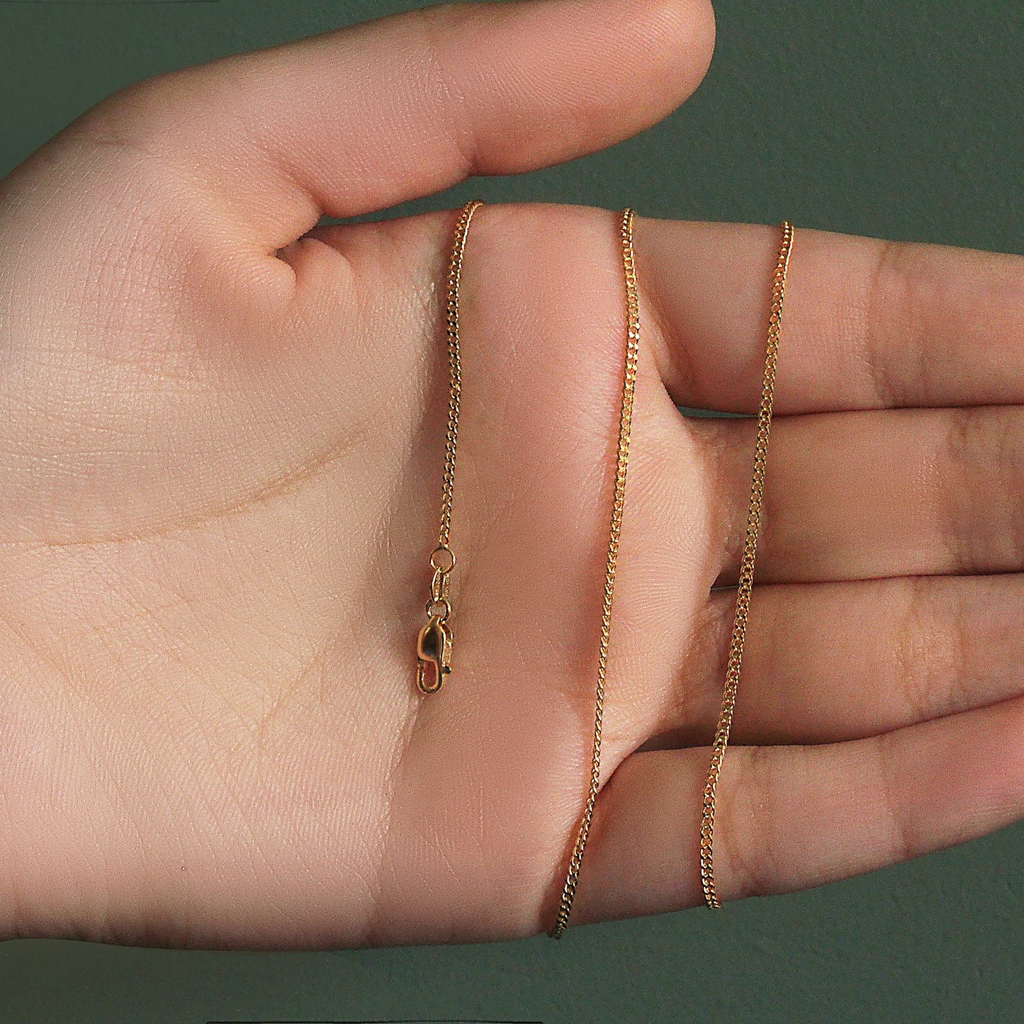 10k Yellow Gold Gourmette Chain (1.40 mm)