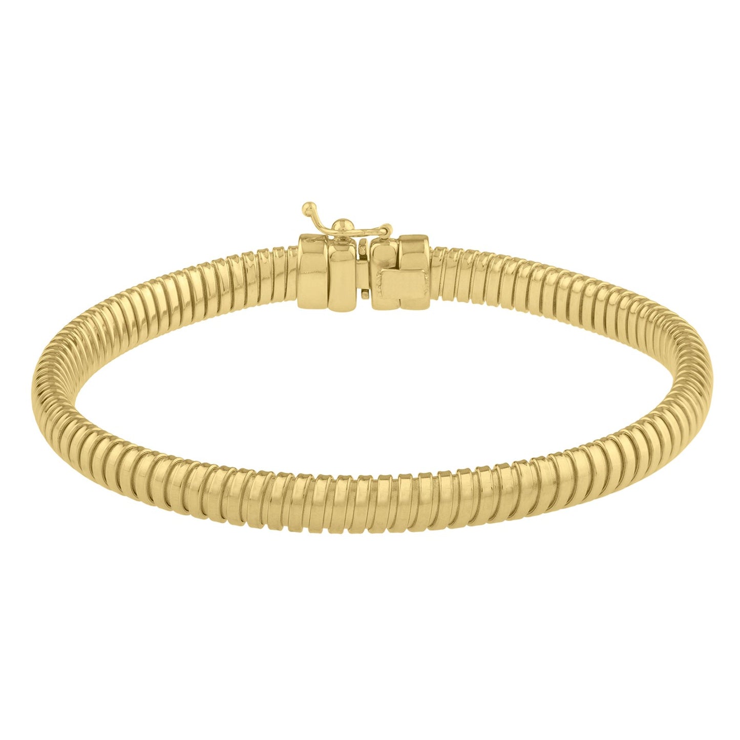 Tubogas Bracelet  in 14K Yellow Gold (5.00 mm)