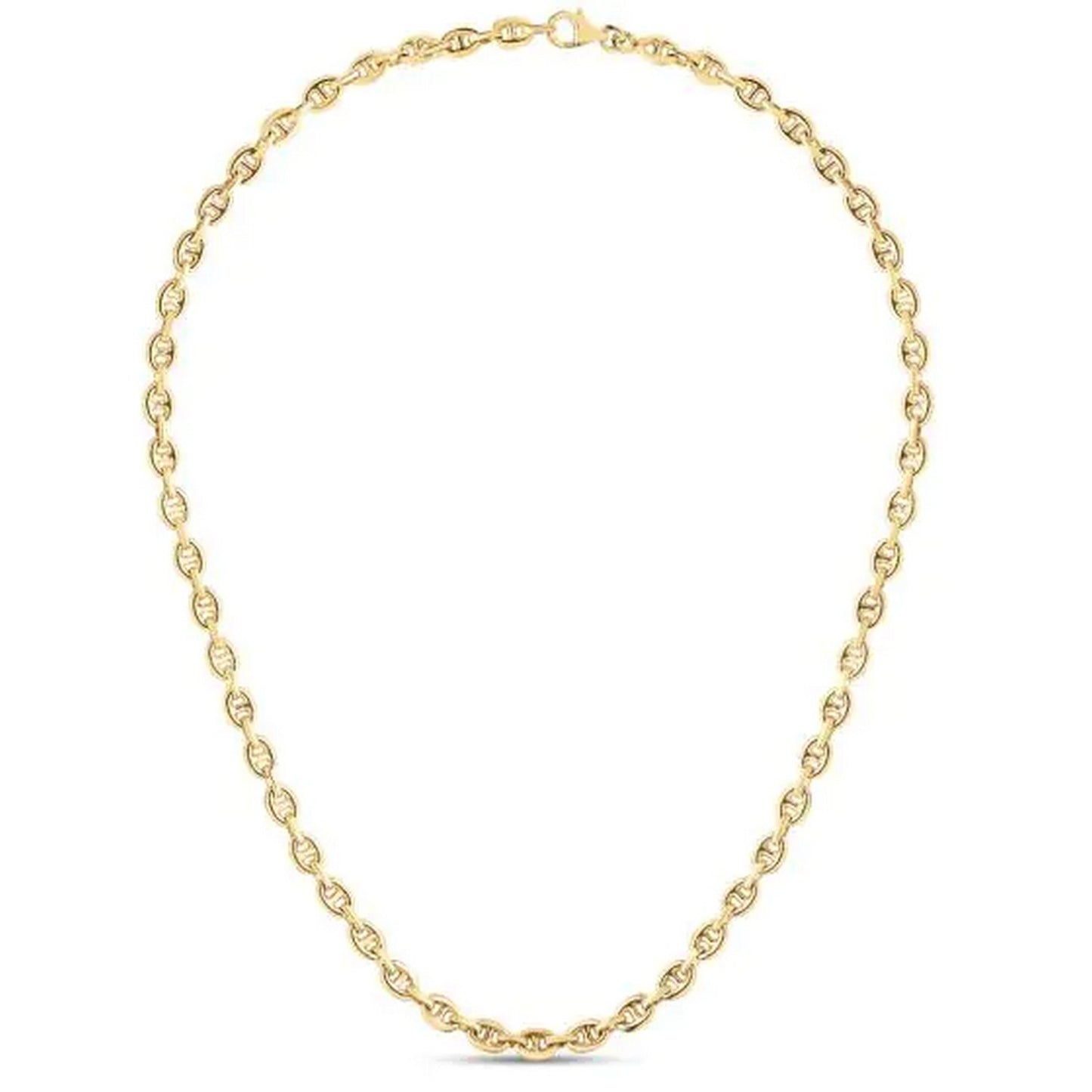 14k Yellow Gold High Polish Mariner Link Chain (5.40 mm)