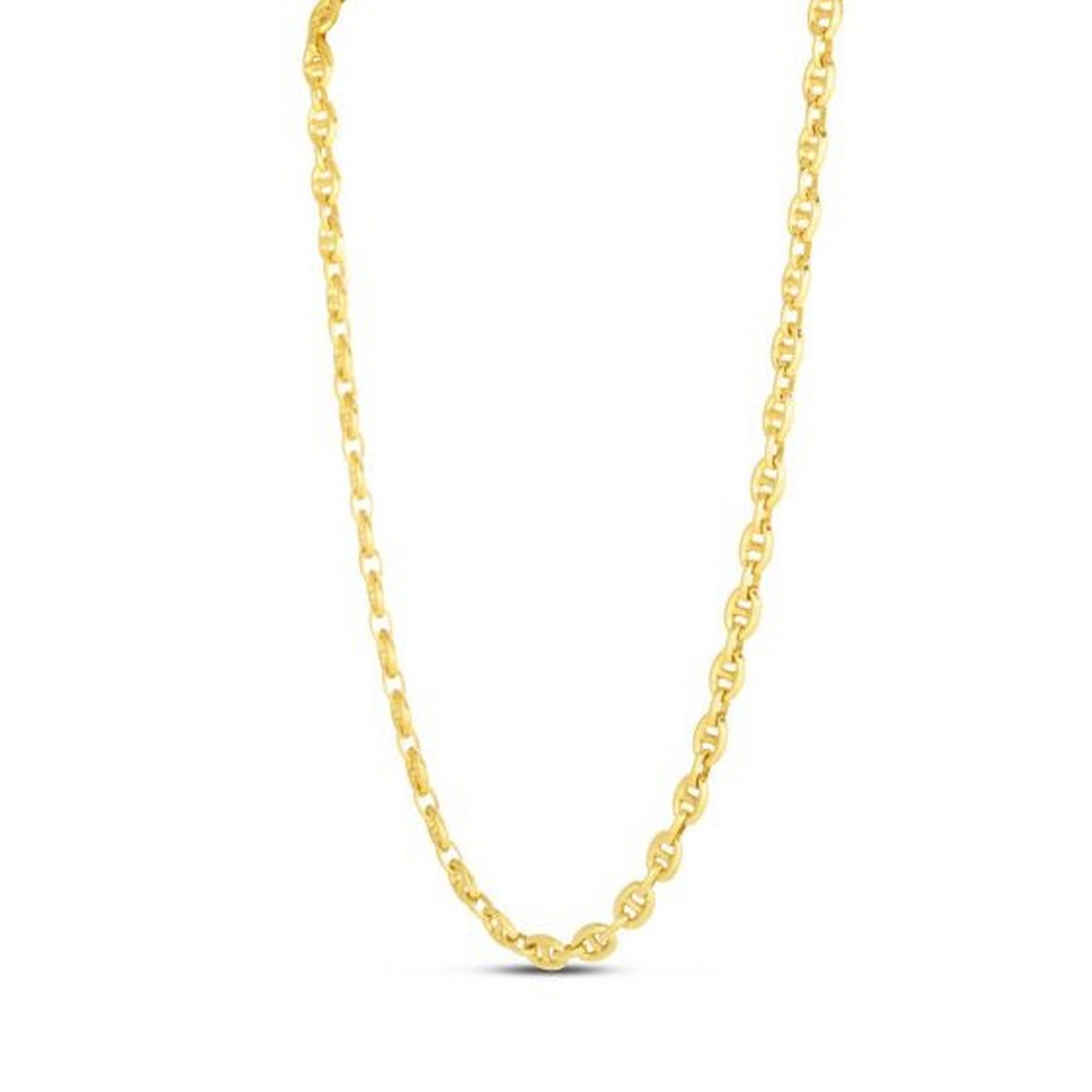 14k Yellow Gold High Polish Mariner Link Chain (5.40 mm)