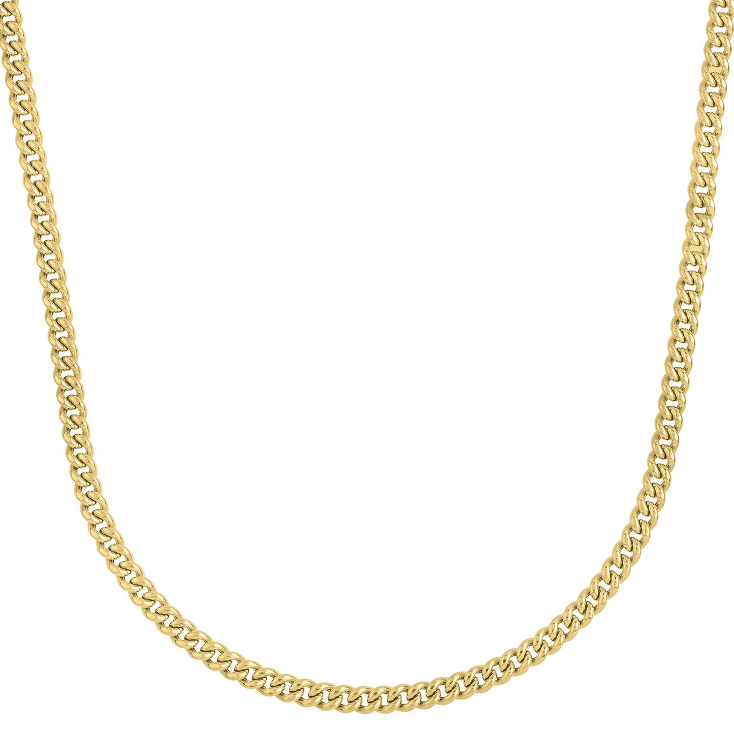 14k Yellow Gold Light Gourmette Chain (4.10 mm)