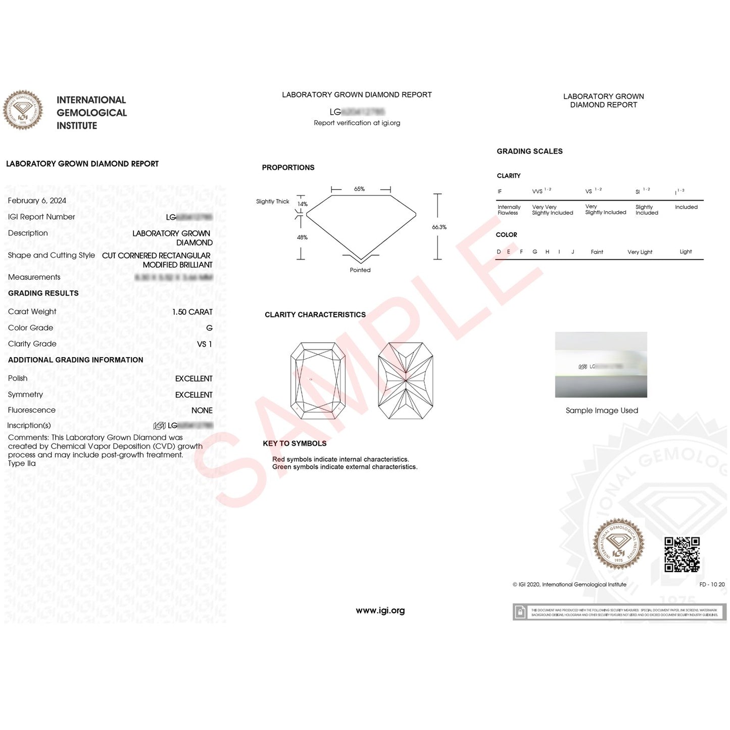 1.50Ct Radiant Lab Grown IGI G/VS1 Diamond Ring in 14K Yellow Gold