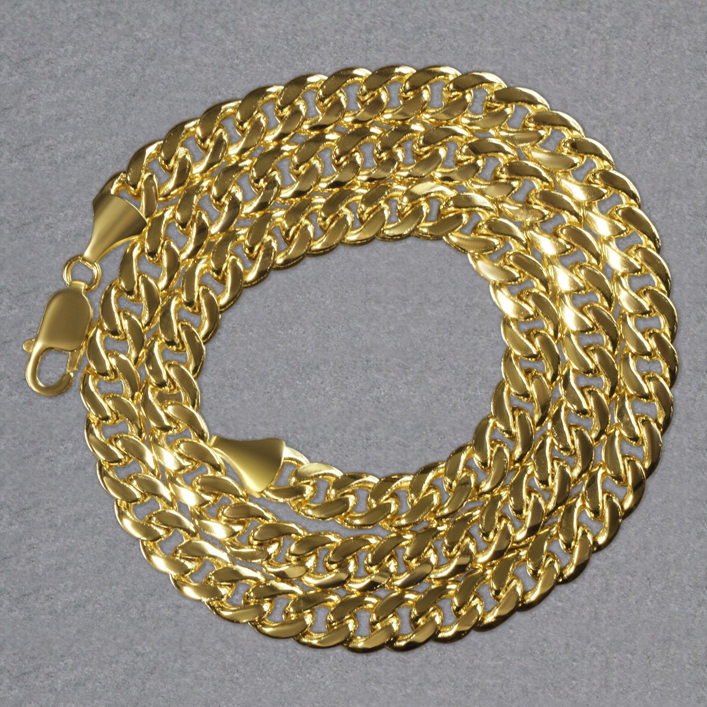 10k Yellow Gold Light Miami Cuban Chain (8.00 mm)