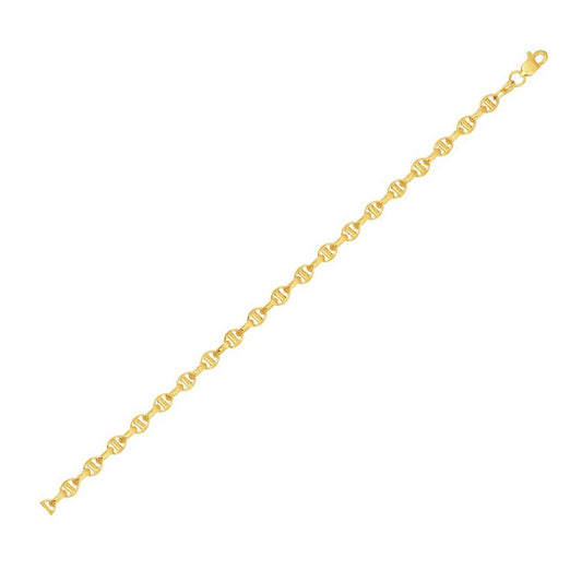 14k Yellow Gold Lite Anchor Chain (4.10 mm)