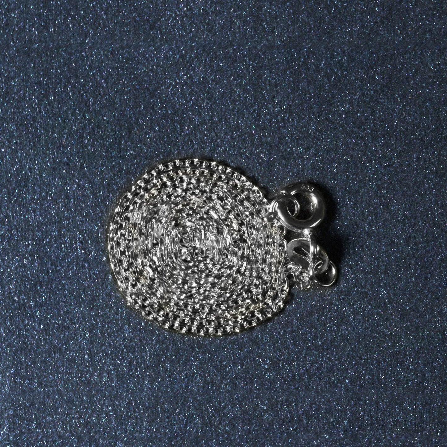 18k White Gold Diamond Cut Cable Link Chain (1.10 mm)