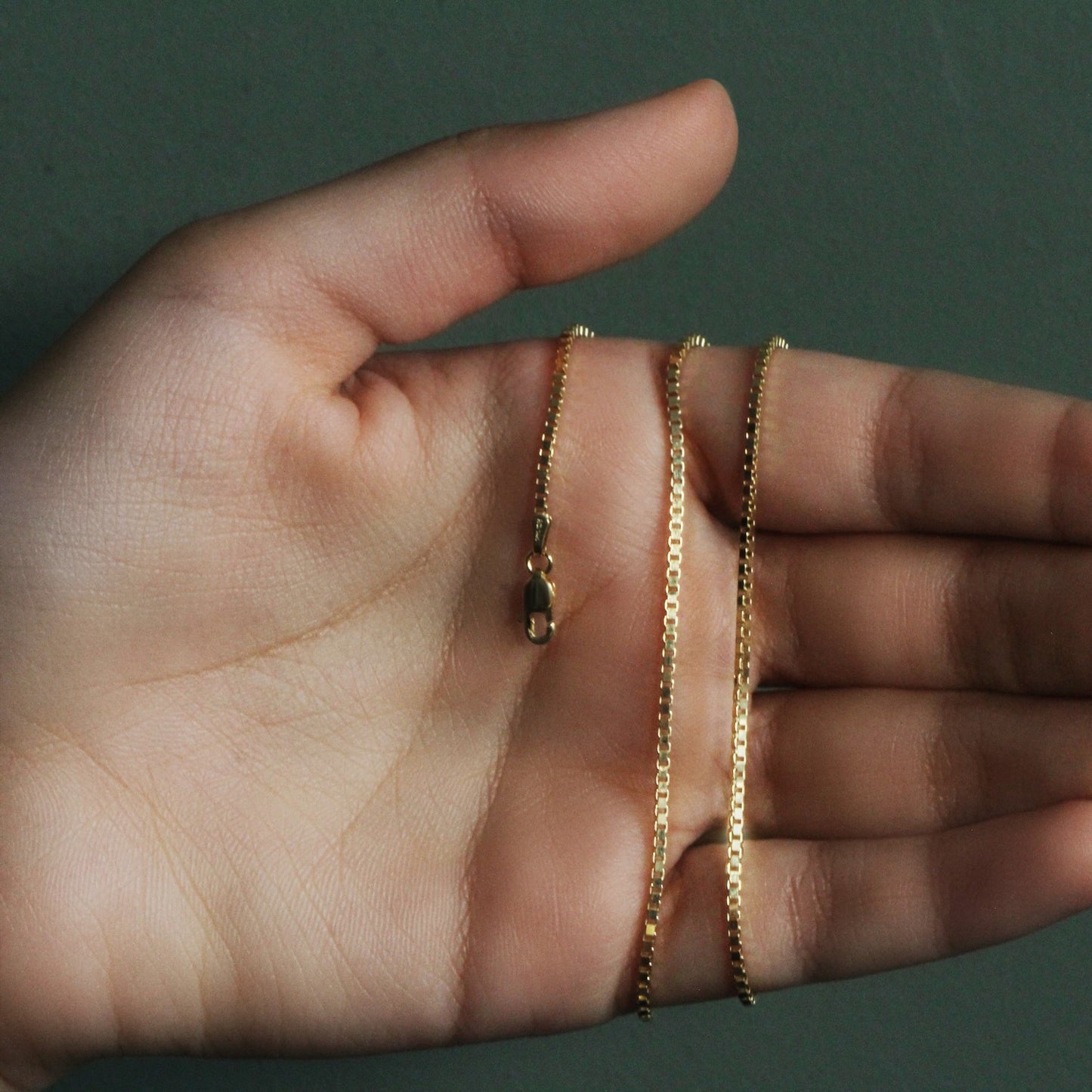 18k Yellow Gold Classic Box Chain (1.40 mm)