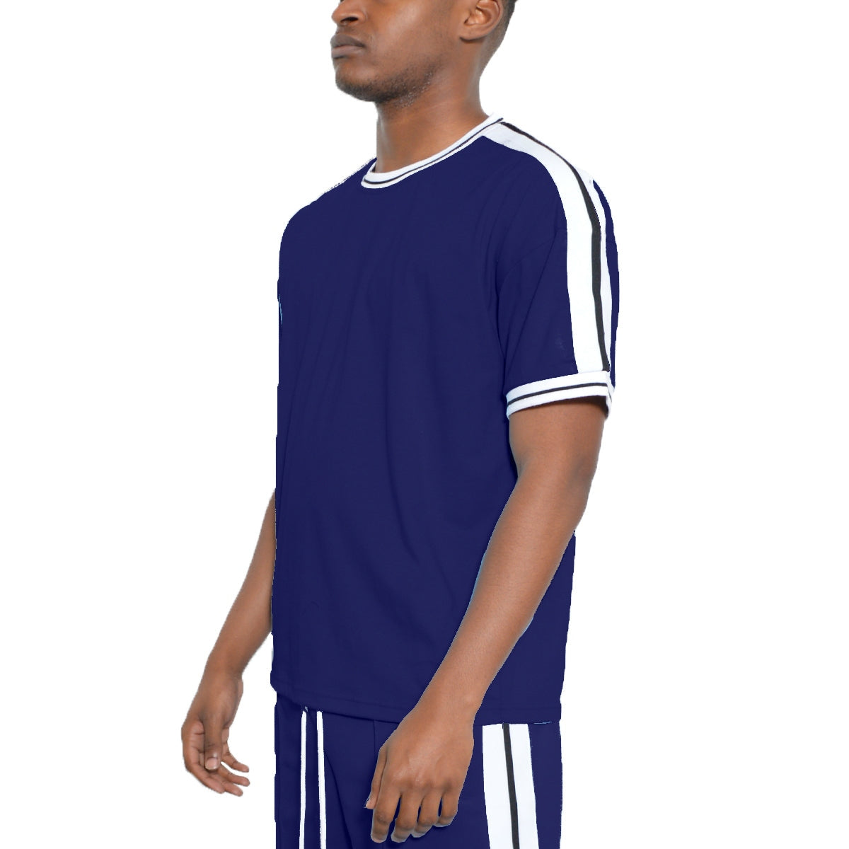 Solid Side Stripe TShirt-13