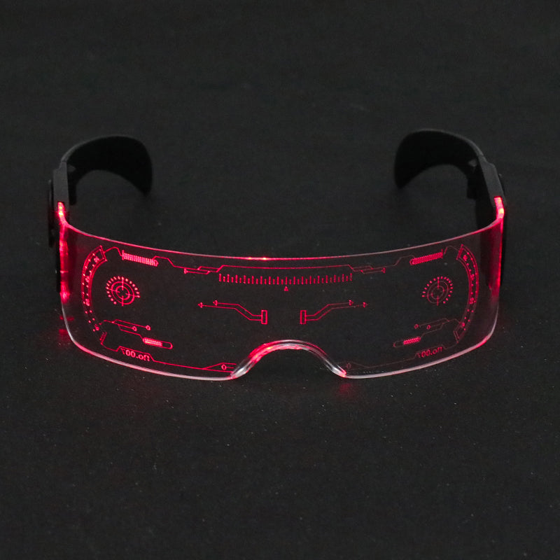 LED luminescent glasses for
