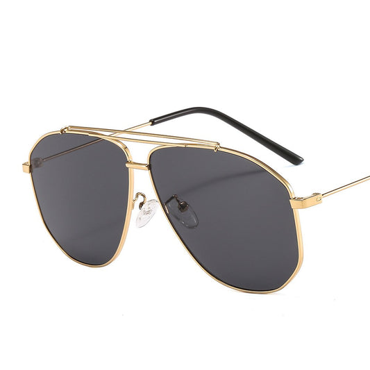 Unisex Pilot Sunglasses Double Beam Sun Glasses