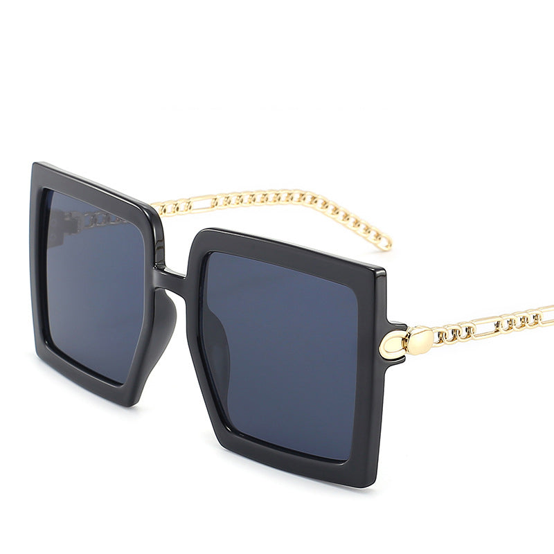 Metal Hollow Chain Sunglasses