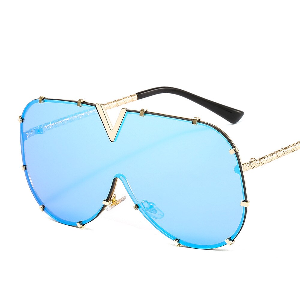 Vintage Big Frame Retro Luxury UV400 Sun Glasses