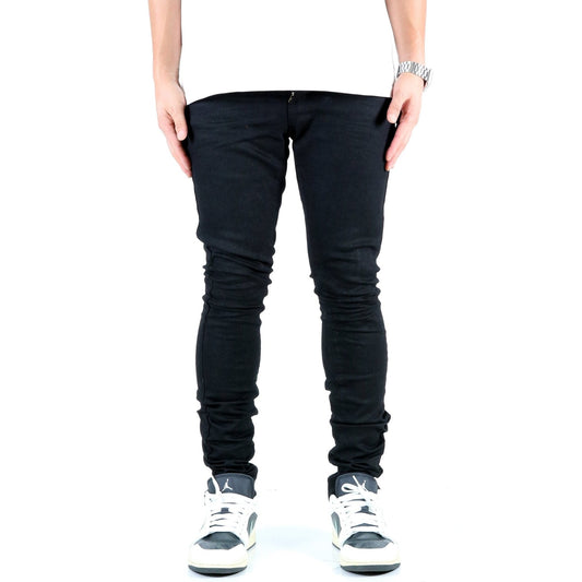 Men's Premium Wax Coated Skinny Denim Pants