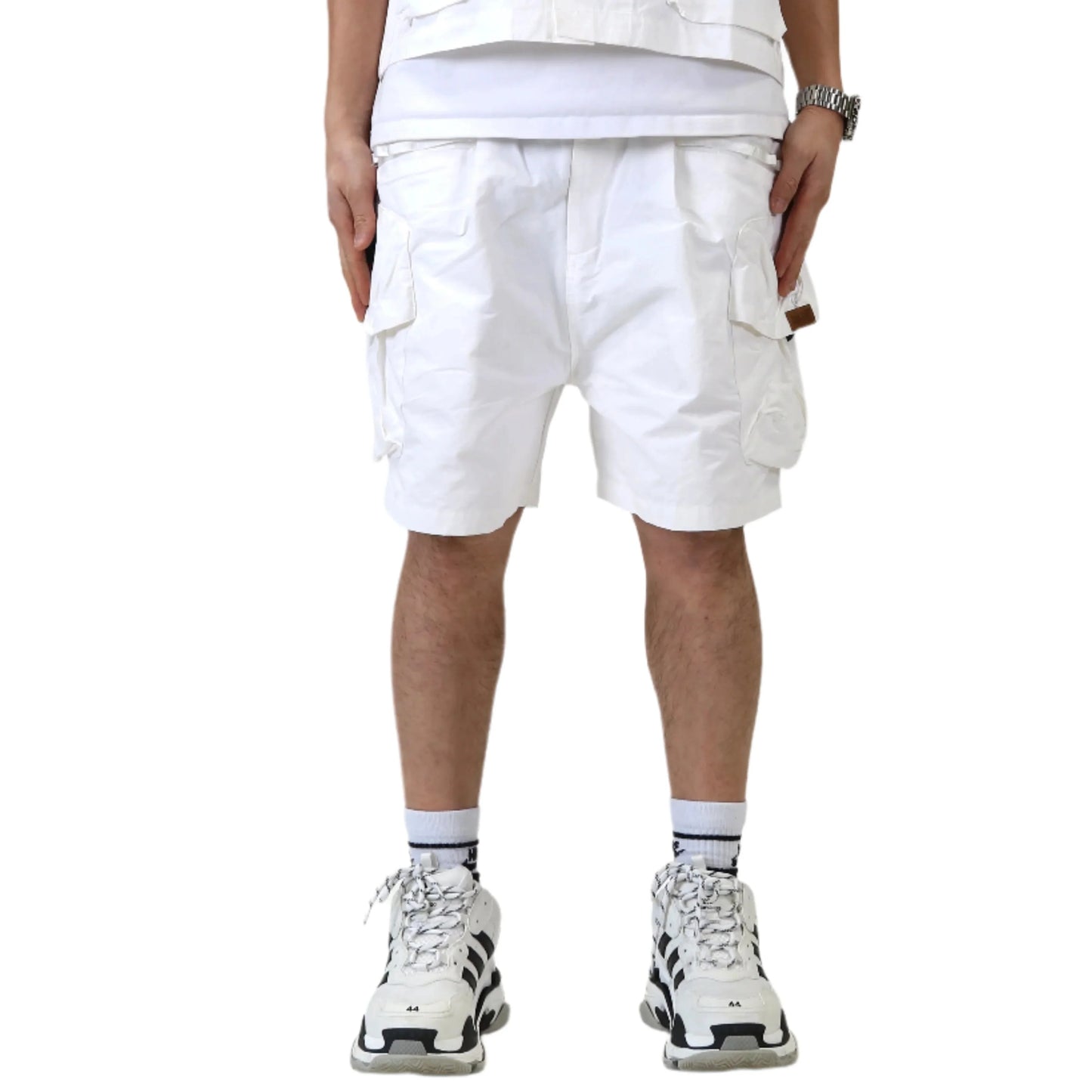 REVOL Fine Twill Wide bottom opening short pants.