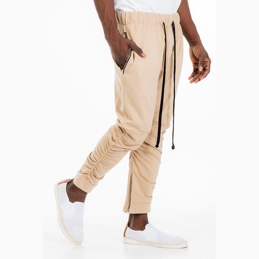 Gathered Cotton Sweats-0