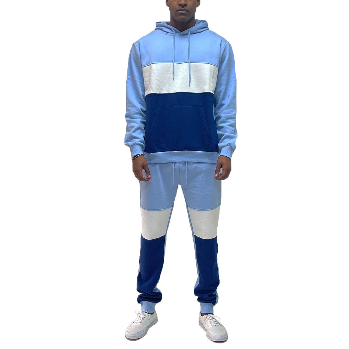 COLOR BLOCK SWEAT SET-3