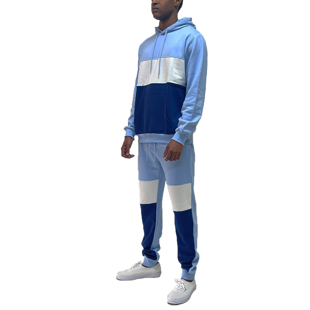 COLOR BLOCK SWEAT SET-1