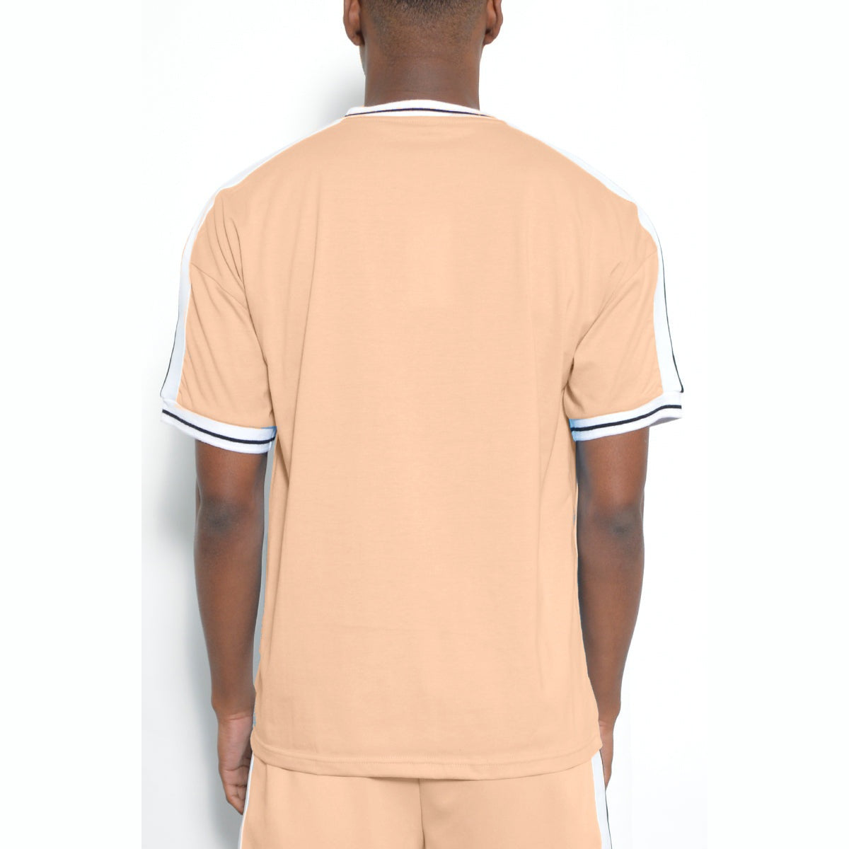 Solid Side Stripe TShirt-3