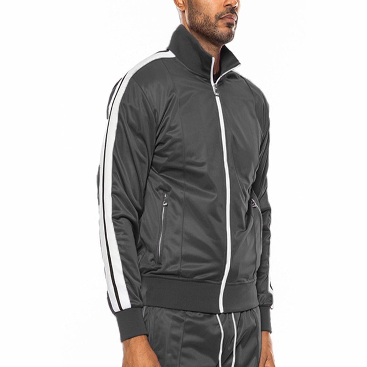 Front Pleat Track Jacket-4