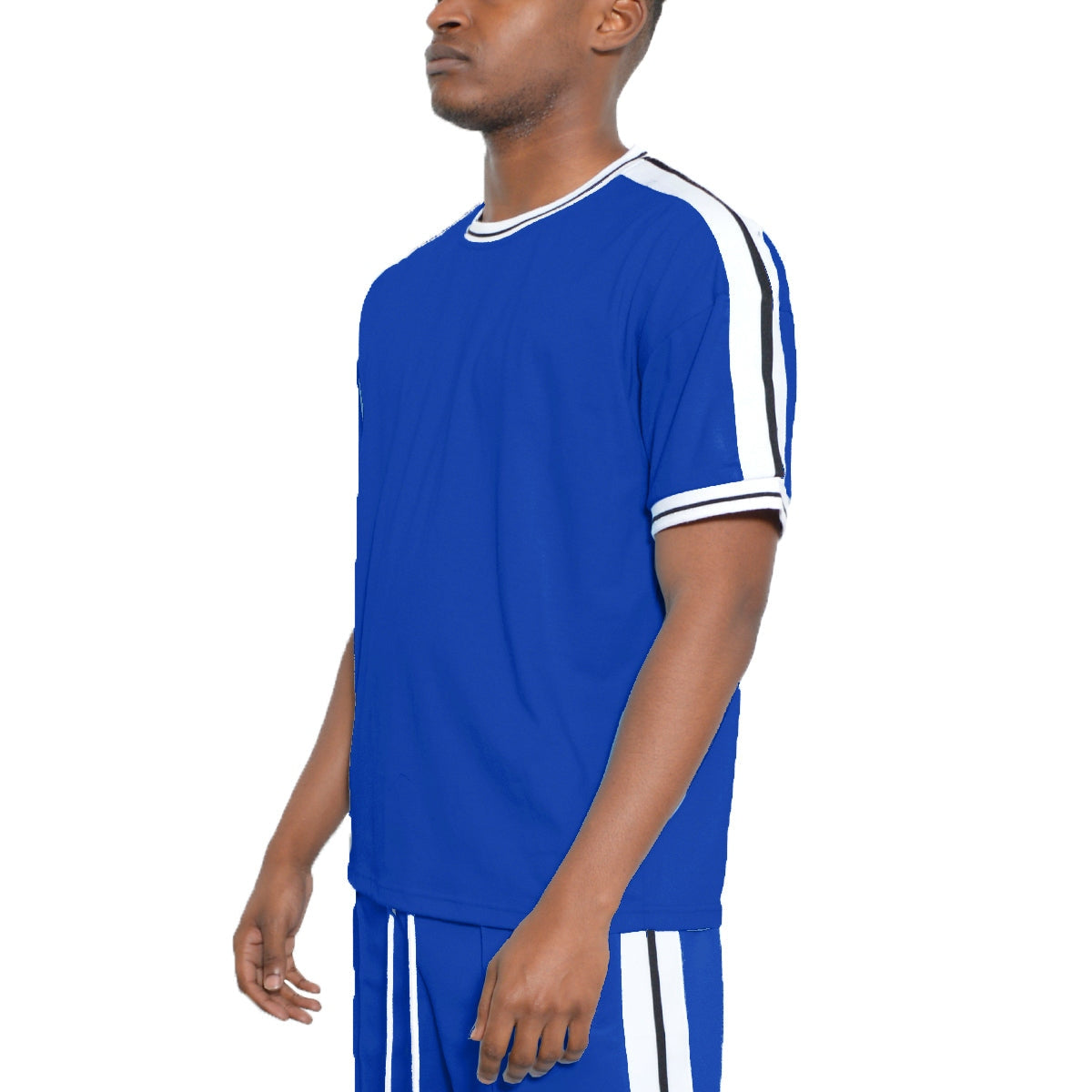 Solid Side Stripe TShirt-12