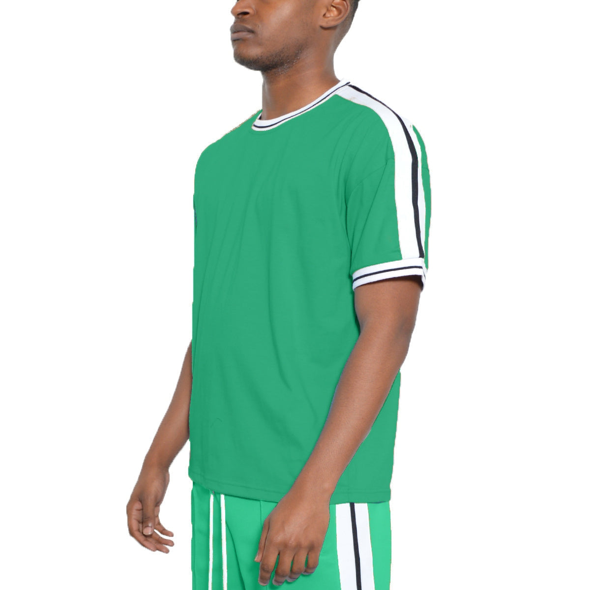 Solid Side Stripe TShirt-11