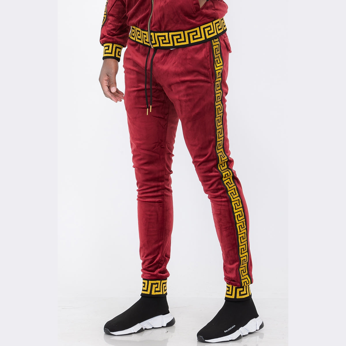 Status Velour Track Pants-7