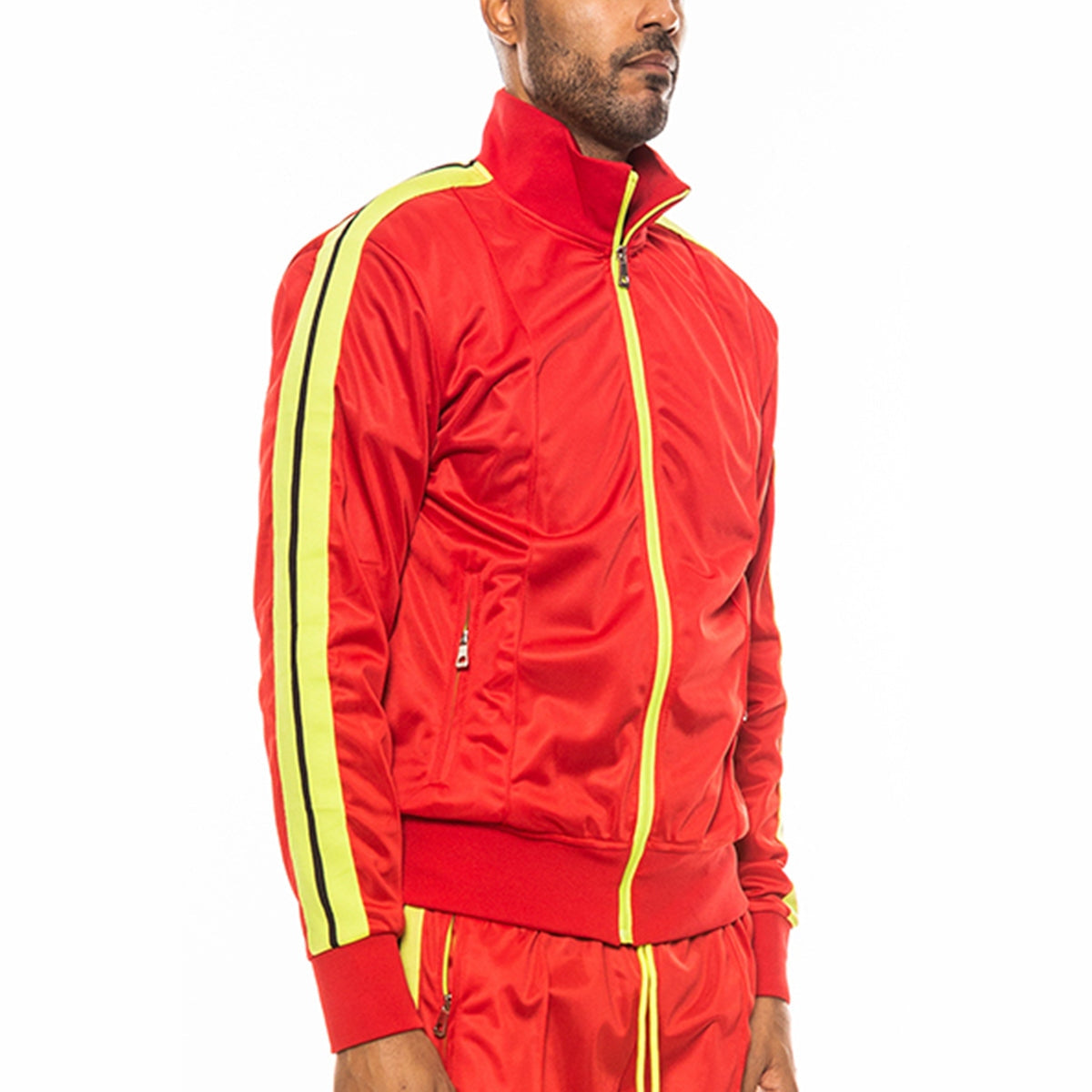 Front Pleat Track Jacket-5