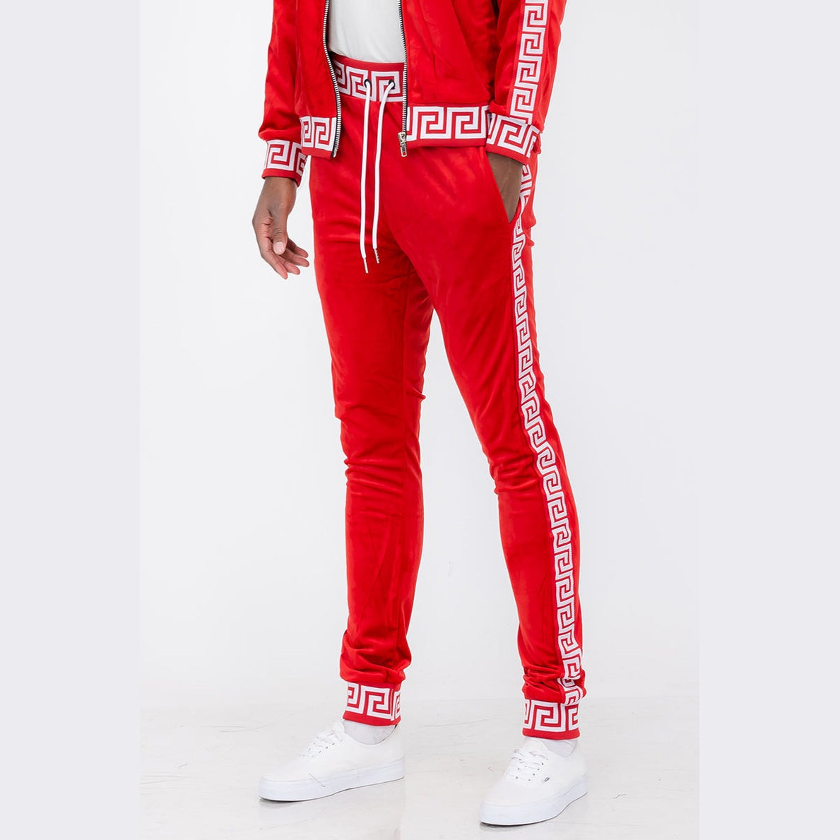 Status Velour Track Pants-4