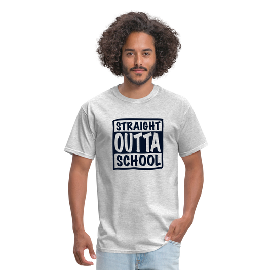 Straight Outta School Classic T-Shirt - heather gray
