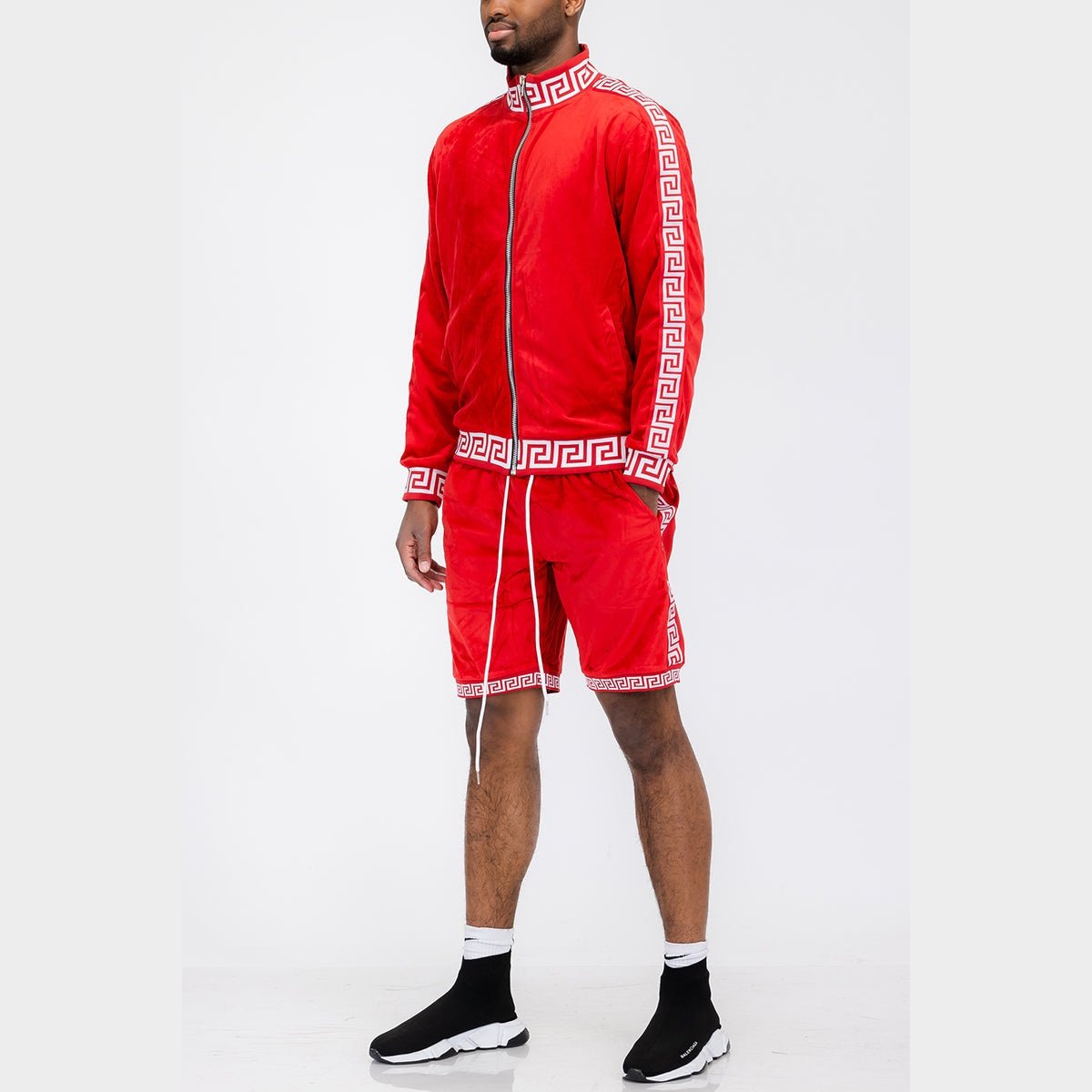 Status Velour Short Set