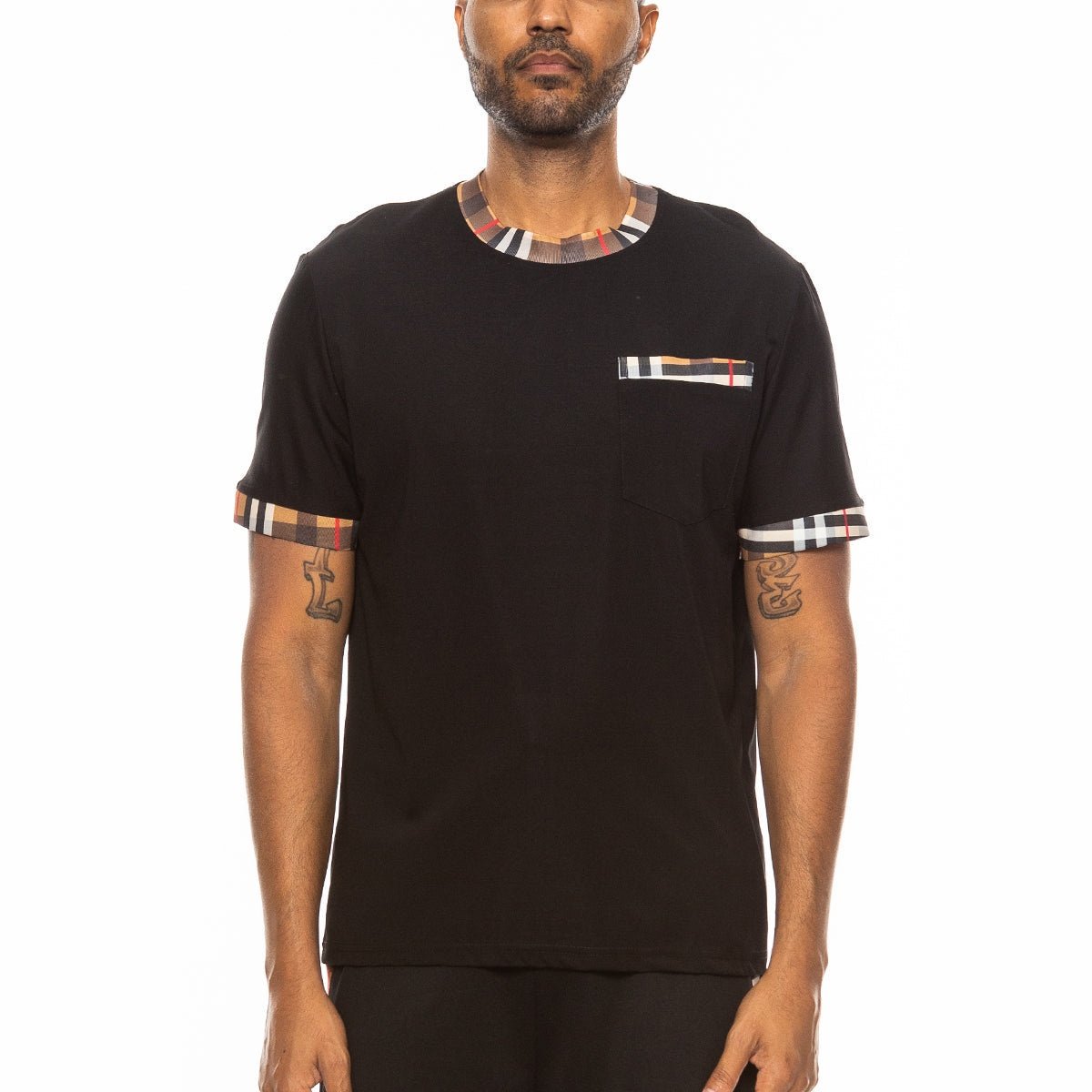 Checkered Detail TShirt