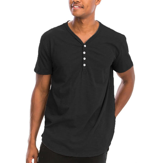 Henley Scallop Tee