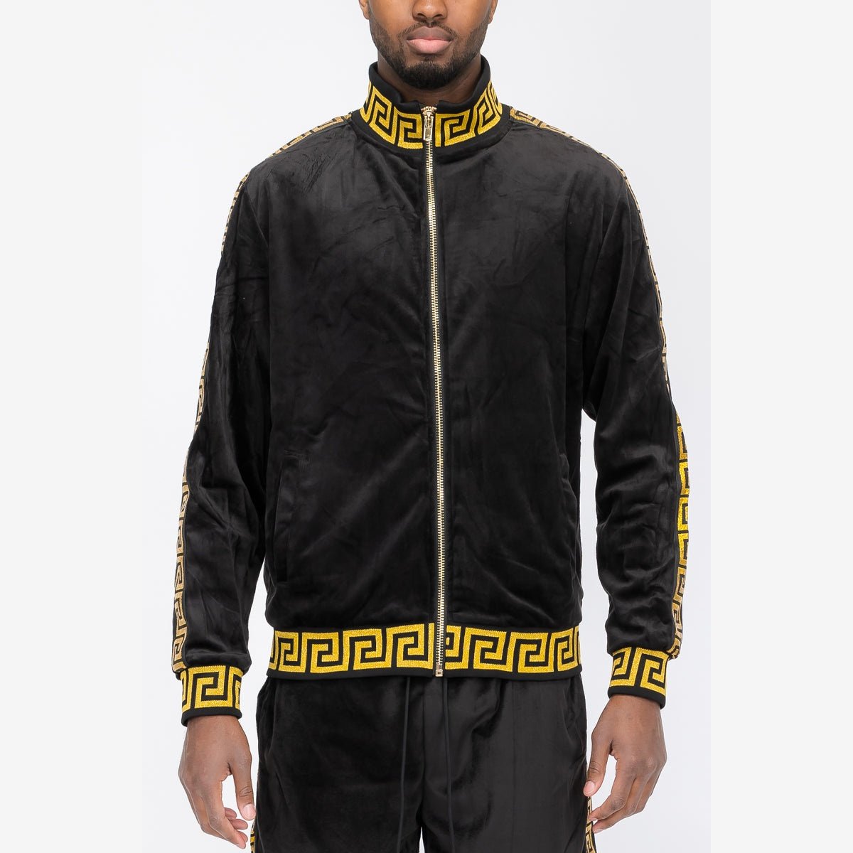 Status Velour Track Jacket-2