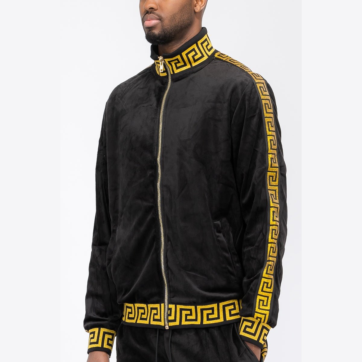 Status Velour Track Jacket-0