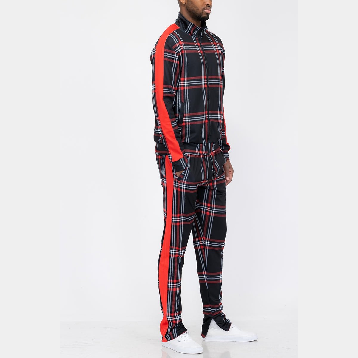 Plaid Out Track Set