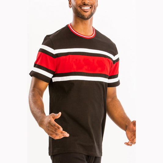 Vertical Color Block Tee