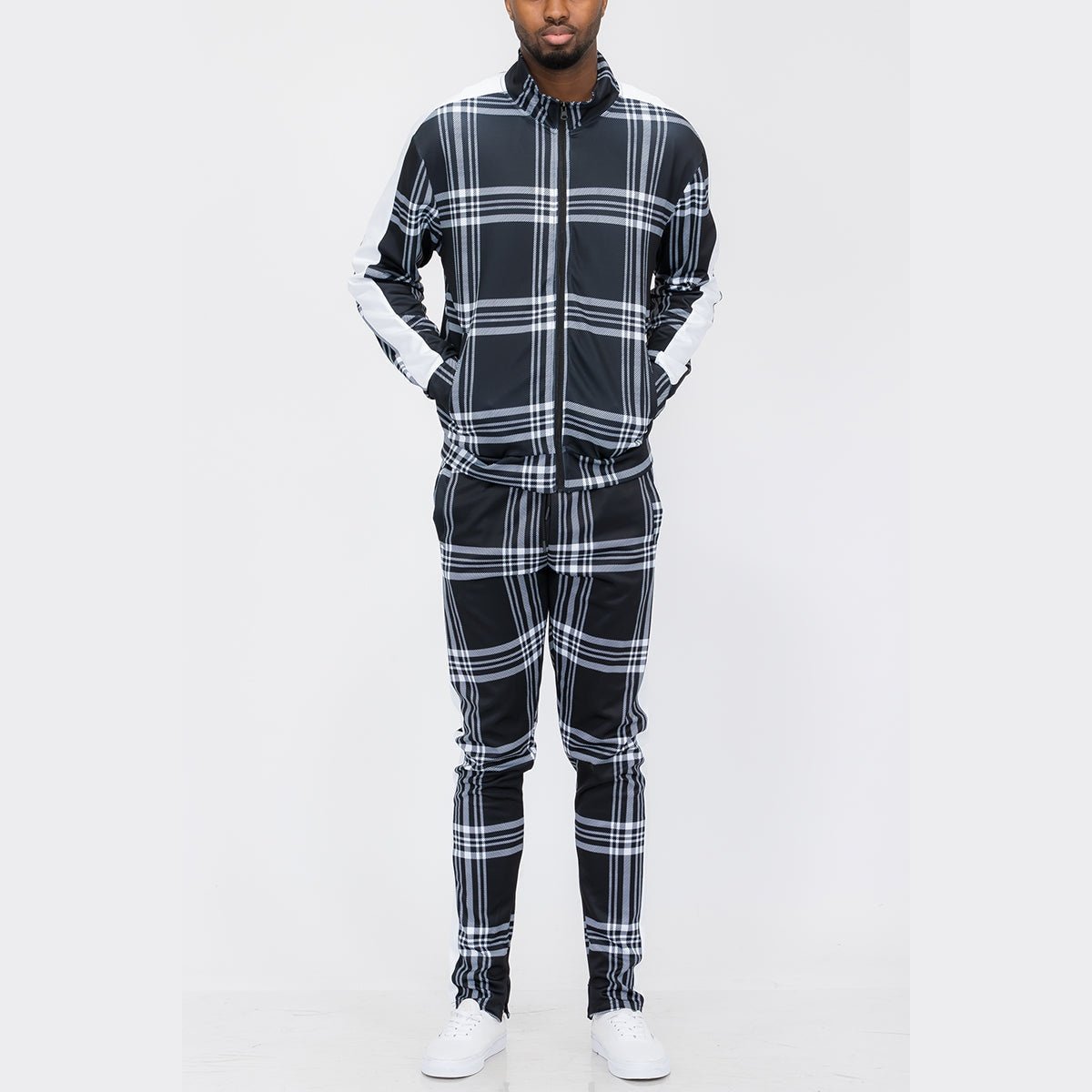 Plaid Out Track Set