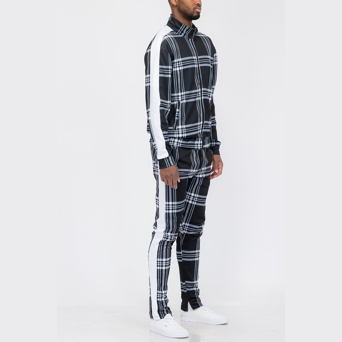 Plaid Out Track Set