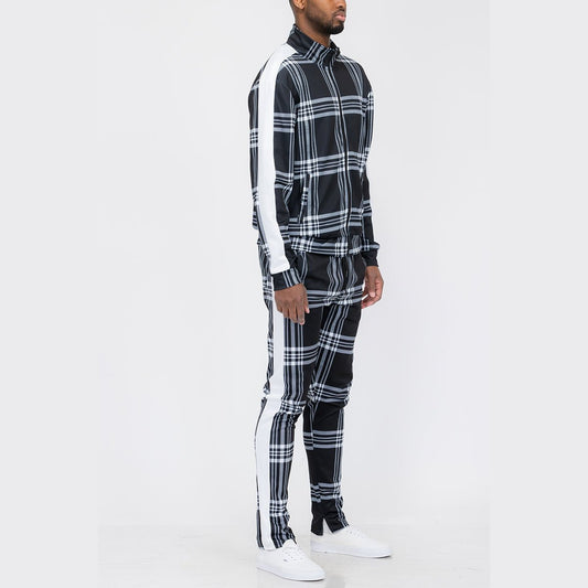 Plaid Out Track Set