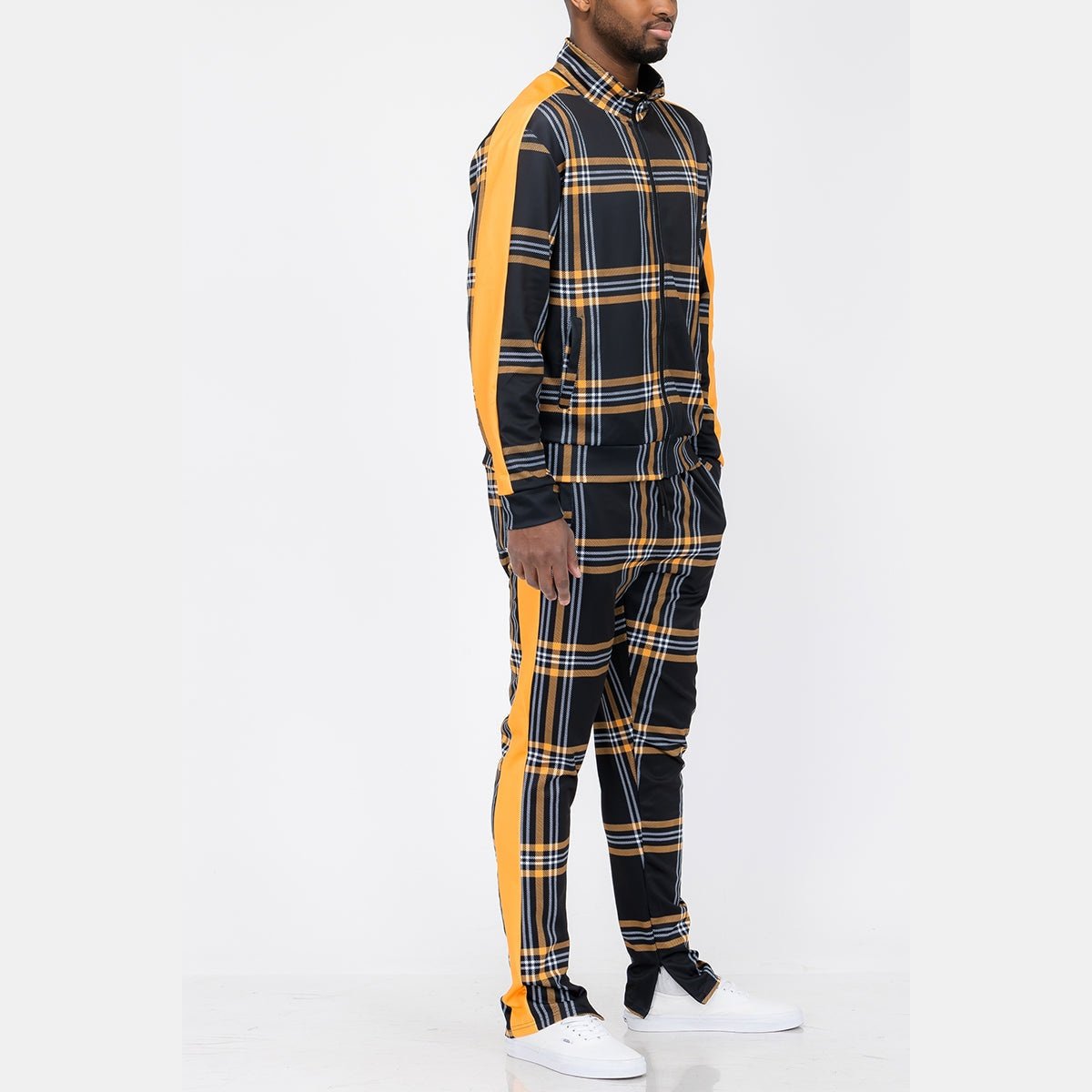 Plaid Out Track Set