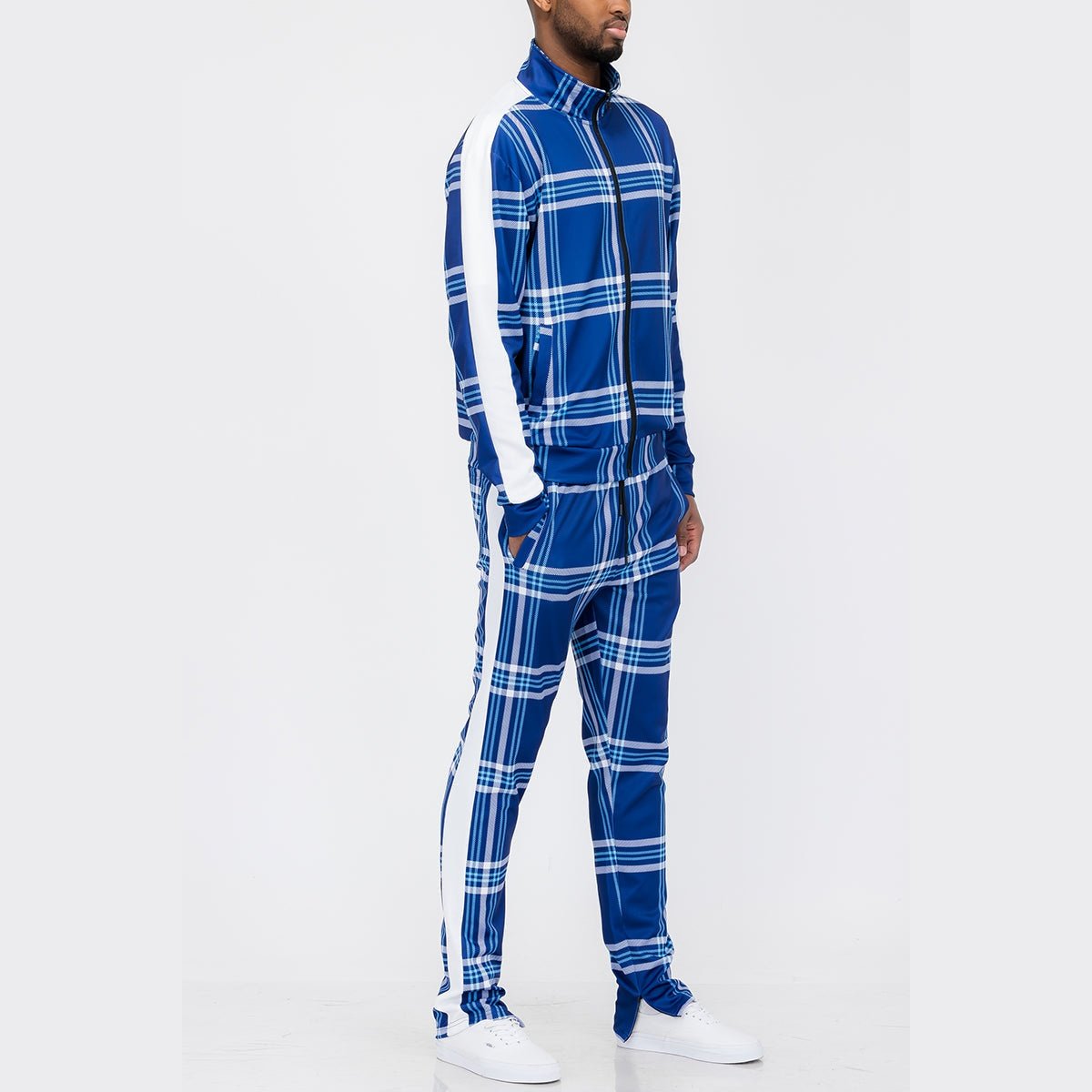 Plaid Out Track Set
