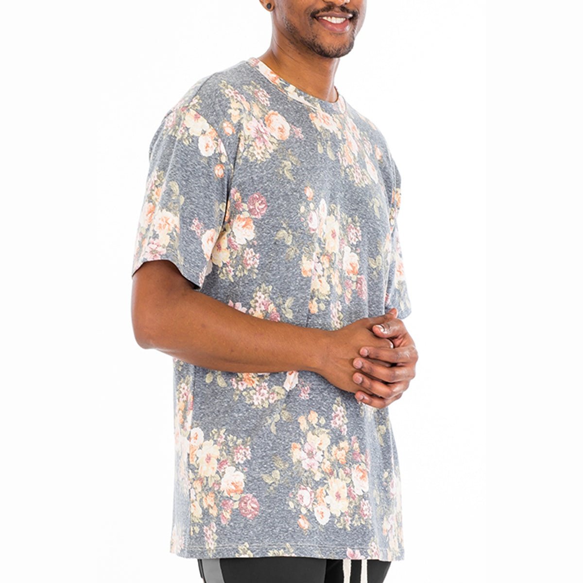 Heathered Floral Tee