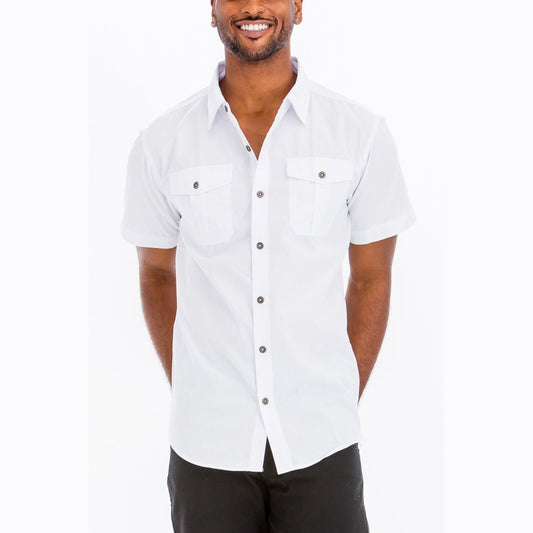 Classic Two Pocket Button Down