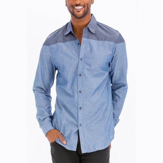 Milo Two Tone Long Sleeve Shirt