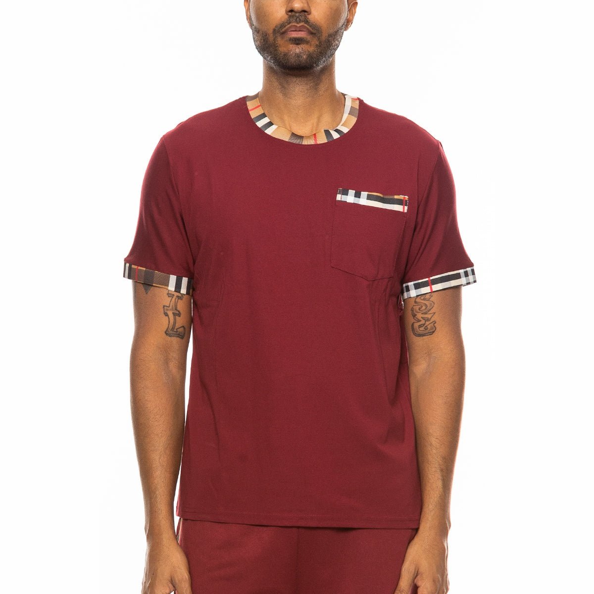 Checkered Detail TShirt